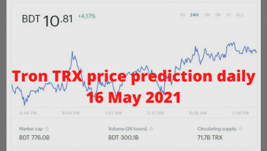 Tron TRX price prediction daily 16 May 2021